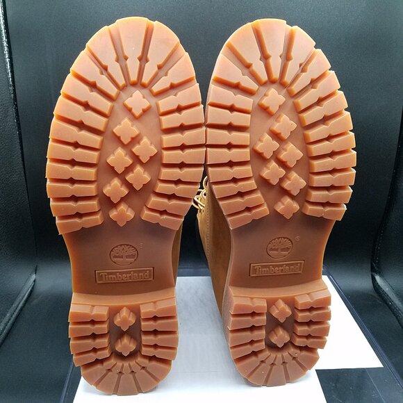 Timberland 6'' Premium Men's Boots Wheat Nubuck Size 8 - Yellow #TB010061 NEW! - Picture 6 of 13